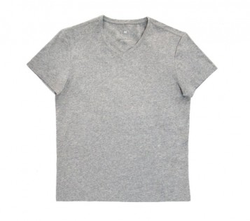 Футболка Xiaomi Mi V-neck short sleeve T-shirt male Gray M 1170800043